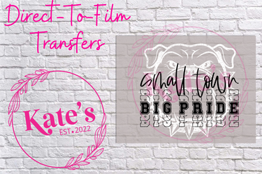 Sped Small Town Big Pride Bulldogs Direct-To-Film Transfer